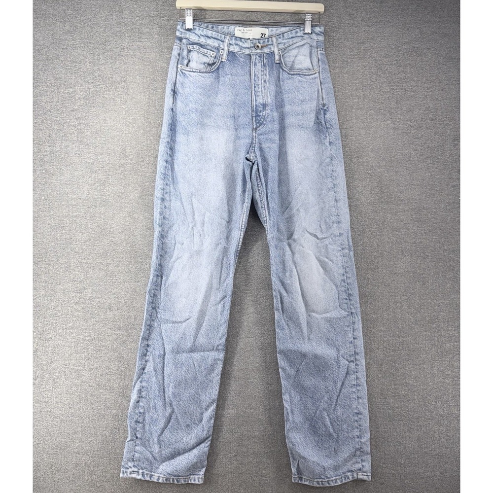 Rag & Bone Luna Alex Liquid Pants Women Size 27 Light Blue High Rise
